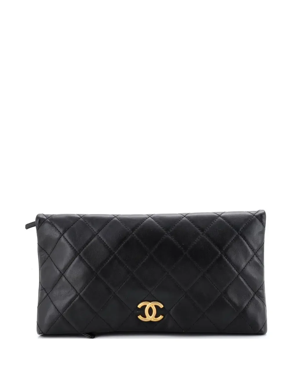 Chanel Cc Foldover Clutch Quilted #270756C27B